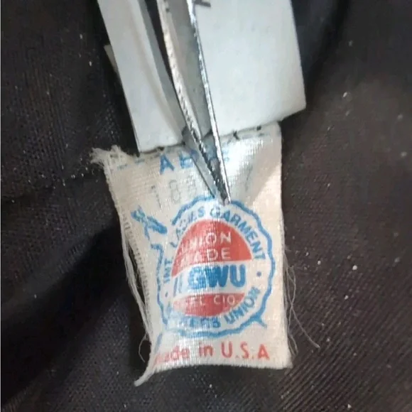 Vintage New York Girl Women's Black and Gray Tweed Coat , Size 8 - Picture 2 of 5